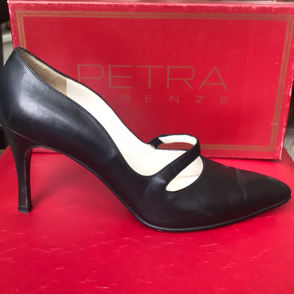 Petra Firenze leather heel pumps